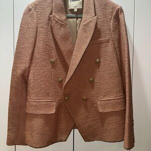 L'AGENCE Textured Blush Blazer